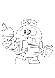 Be the last one standing! Lou Van Brawl Stars Kleurplaat