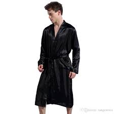 Man cotton robe black robe men sleepwear men plus size robe men gown. 2021 Men Rayon Robes Gown Male Kimono Bathrobe Sleepwear Nightwear Pajamas Black Long Sleeve Chinese Style Belt Robe From Tangcaixia 21 8 Dhgate Com