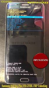 Unlocking the bootloader will completely wipe/delete all data on your device. Samsung Galaxy S6 Edge Plus G928f Frp Unlocking Service