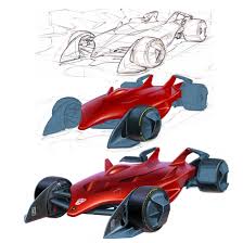 That means they have similar power to a bugatti veyron in a car that has around half the weight of a new mini. Formula 1 Concept Design Sketch Tutorial By John Frye Car Body Design