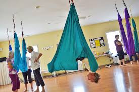 There are a variety of poses that you can do, some simpler, some more complex. Aerial Yoga Poses Advanced Yogawalls