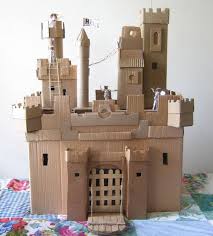 картонной коробки как сделать домик для кукол из коробки под обуви Zamok Iz Kartona Cardboard Castle Castle Crafts Castle Project