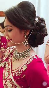 It's time make yourself look different. Wedding Hairstyles Indian Wedding Front Hairstyle