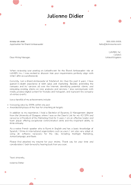 Brand Ambassador Cover Letter Sample | Kickresume