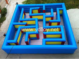 Intenta de no perderte para alcanzar la meta sano y salvo. Laberinto Laberinto Inflable Juegos Interactivos Para La Venta