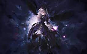 Support us by sharing the content, upvoting wallpapers on the page or sending your own background pictures. 18 Wallpaper Anime Girl Black Background