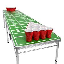Amazon Com Gopong 8 Foot Portable Folding Beer Pong Flip Cup Table 6 Balls Included Pong Games Football Beer Pong Table Beer Pong Tables Football Beer