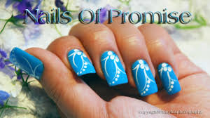 This color reminds us so much of frozen! Blue Acrylic Nail Design Live Tutorial Nails Of Promise Youtube