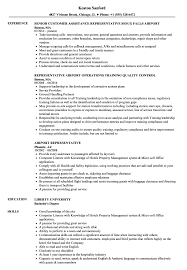 Airport Representative Resume Samples Velvet Jobs