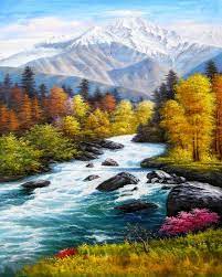abstract forest oil painting hand painted landscape oil painting oil on canvas autumn landscape contemporary decorative painting fall landscape painting scenery paintings landscape art painting