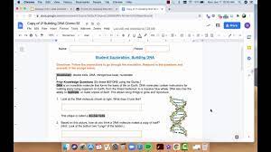 Building dna gizmo answers page 3. Building Dna Gizmo Youtube