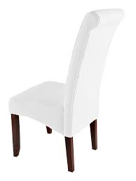 Echtes leder bekommt mit der zeit einen natürlichen antiken look. Esszimmerstuhl Stuhl Weiss Recyceltes Leder Iwan