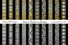 Download Silver Gold Lace Border Patterns Graphic By Melissa Held Designs Creative Fabrica SVG Cut Files