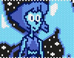 → feel free to give away the finished item as a gift or tweak the pattern and its colors to suit your taste. Lapis Lazuli From Steven Universe Bead Pattern Peyote Bead Patterns Characters Bead Patterns