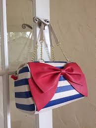 Black And White Striped Purse With Red Bow Betsey Johnson Satchel Bow Regard Blue White Stripe Red Bow Bm18835 Mspr 108 Betsey Johnson Purses Betsy Johnson Handbags Betsy Johnson Purses