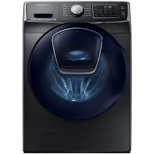 Why is my washer locked and won't open? Samsung Wf50k7500av Black Stainless Steel 27 Inch Wide 5 0 Cu Ft Energy Star Rated Front Loading Washer With Addwash Mini Door Ventingdirect Com