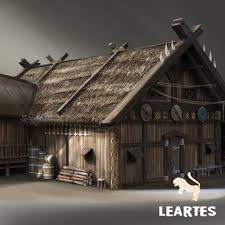 Step inside a viking longhouse to understand what everyday life was really like. Artstation Viking House 01 Concept Art Leartes Studios