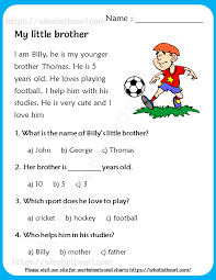 Picture composition worksheets with answers pdf for class 2 cbse. Reading Comprehension For Grade 2 Your Home Teacher