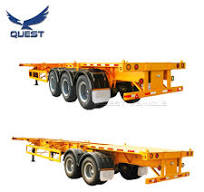 20FT 40FT Skeletal Frame Container Hauler Trailer Chassis for Sale