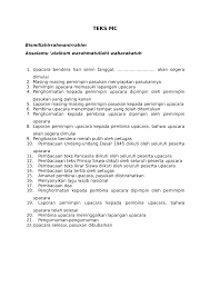 Mc upacara bendera bahasa arab. 2