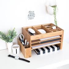 Modern Wood Home Office Supplies Desk Organiser Desktop Etsy Desk Accessories Office Small Storage Boxes Cute Desk Accessories