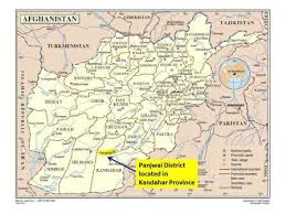 Find out where is where is afghanistan located. Panjwai District Kandahar Province