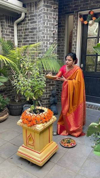 Toli ekadashi pooja completed in my home 🙏🙏🌹🌹