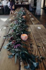 Table Garland Wedding Wedding Table Garland Table Garland Farm Table Wedding