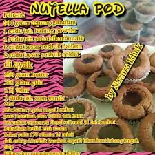 Nutella Pod Cookie Snack Nutella Cookie Desserts