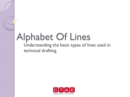 Object or visible line thick, dark line used to show the . Powerpoint On The Alphabet Of Lines