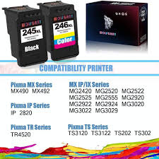 Canon pixma mg2522 is an inkjet printer provided with scan and copy setup. 3 Black 1 Tri Color Work With Canon Pixma Mx492 Mx490 Mg2420 Mg2520 Mg2920 Mg2522 Mg2922 Ip2820 Mg2525 Mg3022 Mg3020 Wolfgray Pg 245xl Cl 246xl Ink Cartridges Compatible For Canon Pg 245 Cl 246 Ink Inkjet Printer Ink