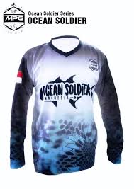 Pilihan warna custom desain kaos lengan panjang | portfoliodesign.web.id video diatas produksi bahan sablon polyflex pvc. Jual Model Baru Baju Jersey Mancing Ocean Soldier Lengan Panjang Mpg Adven Grogol Bunga Cantik3 Tokopedia