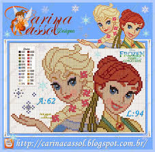 Frozen Ponto Cruz Ponto Cruz Frozen Disney Stitch Frozen