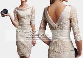 Mother Of The Bride Dresses Knee Length Lace Wedding Guest Cocktail Party Gown Mother Of The Bride Dresses Party Gowns Mothers Dresses