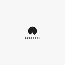 Black And White Brand Wave Logo Minimal Black And White Logo By Amio This Circular Design Uses Negative Space Fin To Evoke Both A Shark Fin A Minimal Logo Design Modern Logo Design Surf Logo