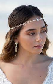 Bridal Hair Chain Etsy In 2021 Bridal Hair Chain Hair Chains Bridal Hair Jewelry