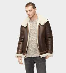 Fighter Pilots First Took To The Air In Sheepskin Lined Bomber Jackets In The 40s And They Ve Be Aviator Leather Jacket Mens Shearling Jacket Aviator Jackets