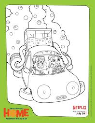Free Dreamworks Home Coloring Page Mama Likes This Coloring Pages Dreamworks Home Free Printable Coloring Pages