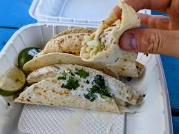 Maybe you would like to learn more about one of these? Da Nani Pirates World Famous Grilled Fish Tacos W Cilantro Crema Sauce In Kihei Maui Foodporn