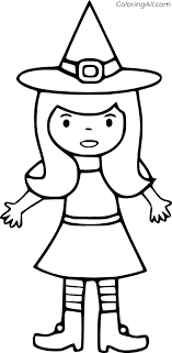 More related pictures for color by number cute witch coloring page for kids, education coloring pages printables free: Cute Little Girl Witch Coloring Page Coloringall