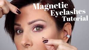 Gently remove your arishine magnetic eyelashes by grabbing the outer corner and slowly pulling away from your lash line towards your inner eye corner. Magnetic Eyelashes Tutorial Dominique Sachse Youtube
