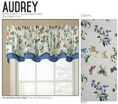 It should be about 15 inches deep, but it can be longer if you have an. Audrey S Flowers Bradford Valance Www Bestwindowtreatments Com Custom Curtain Rods Valance Custom Curtains