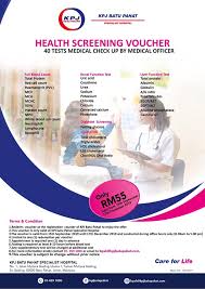 For women, we have pap smear screening which ensures that cervical cancer is detected as soon as possible. The Greatest Wealth Kpj Batu Pahat Specialist Hospital Facebook