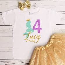 Cute Birthday Outfits For 11 Year Olds Girls Mermaid Birthday Shirt 2 Year Old Short Or Long Sleeve Etsy Birthday Shirts Mermaid Birthday Girls Kids Birthday Shirts