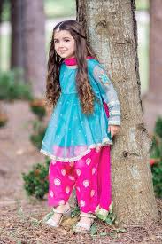 New Pictures Of Cutest And Youngest Pakistani American 4 Years Old Model Miah Dhanani Pakis Pakistani Kids Dresses Kids Designer Dresses Fancy Dress For Kids