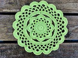 Crocheted in square blocks, round or octagon medallions, or lacy panels. Kristinescrochets Easy Rustic Flower Doily Free Crochet Pattern