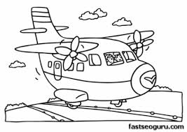 Help your child color the airplane and the sky before bedtime so that you gift him a dream of him as a pilot all through the night. Printable Big Airplanes Coloring Pages Free Kids Coloring Pages Printable