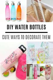 10 Creative Ways To Decorate A Water Bottle Free Water Tracker Printable Crazy Cool Crafts Diy Water Bottle Decorated Water Bottles Water Tracker Printable