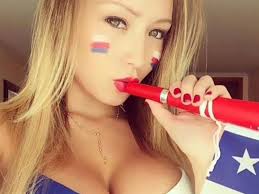 Ronaldo's ex-girlfriend mocking Messi (Photo)