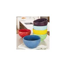 Daily Chef Textured Cereal Bowls 6 Pack Bowl Cereal Bowls Texture Design